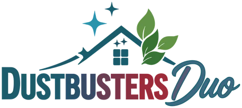 Logo de Dustbusters Duo, servicio de limpieza de casas y oficinas en Orlando, Florida